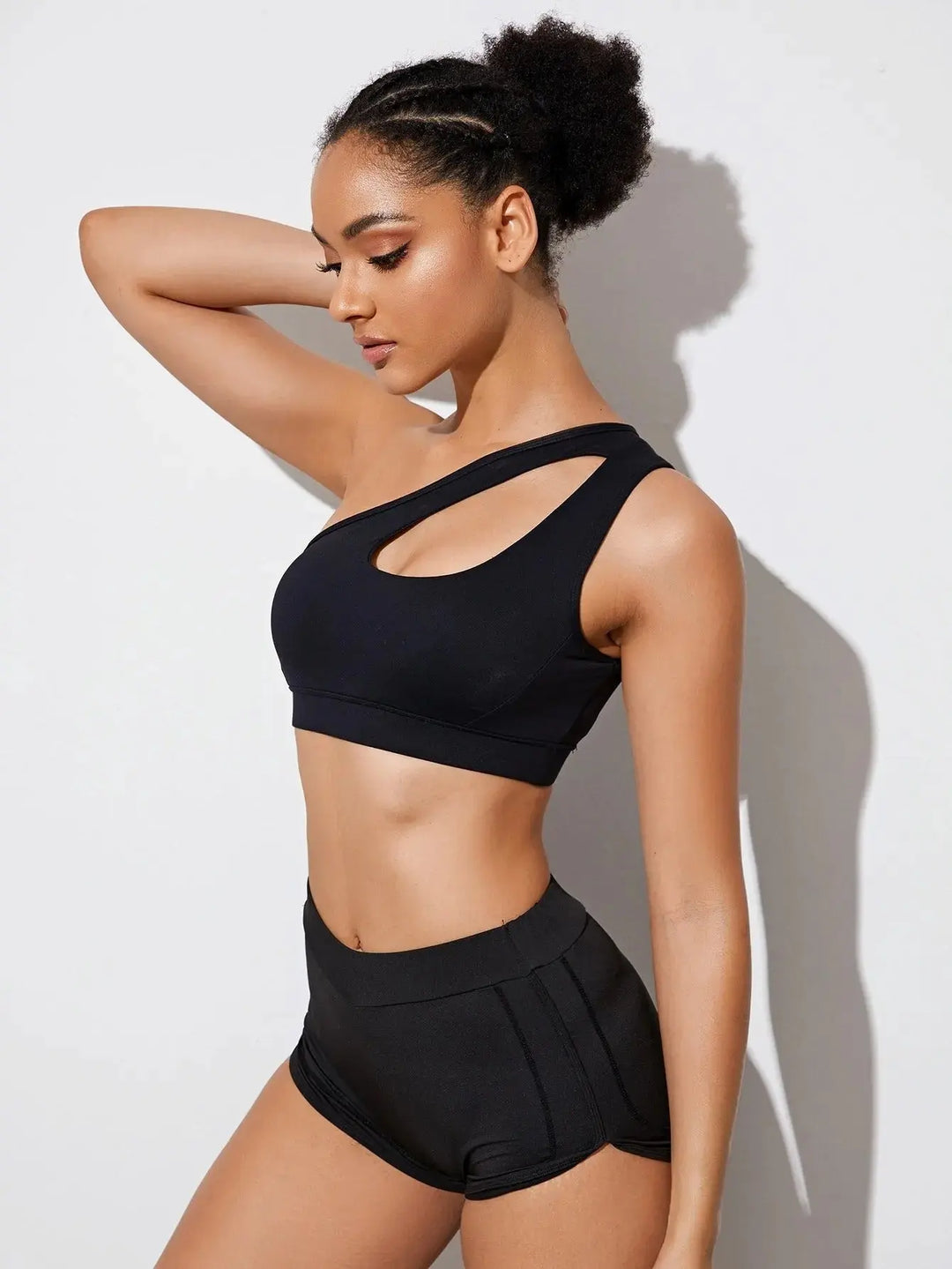 Einseitiger Push-Up-Stoßfester Sport-BH Für Frauen Mivona