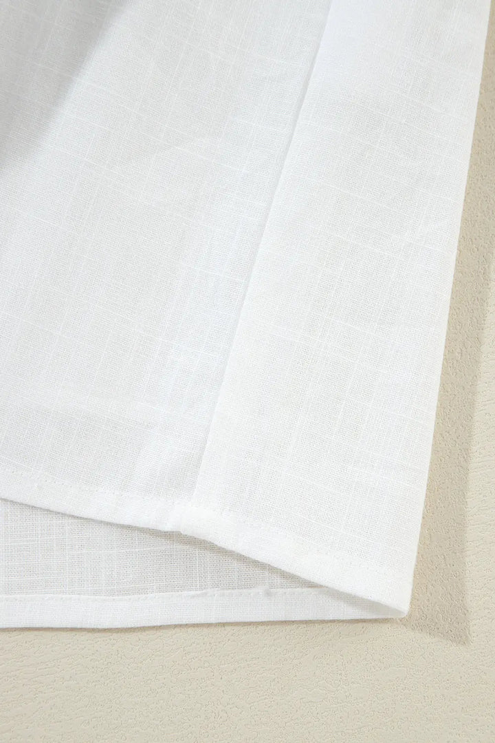 Besticktes Langarmshirt mit floralen Details Für Frauen Mivona