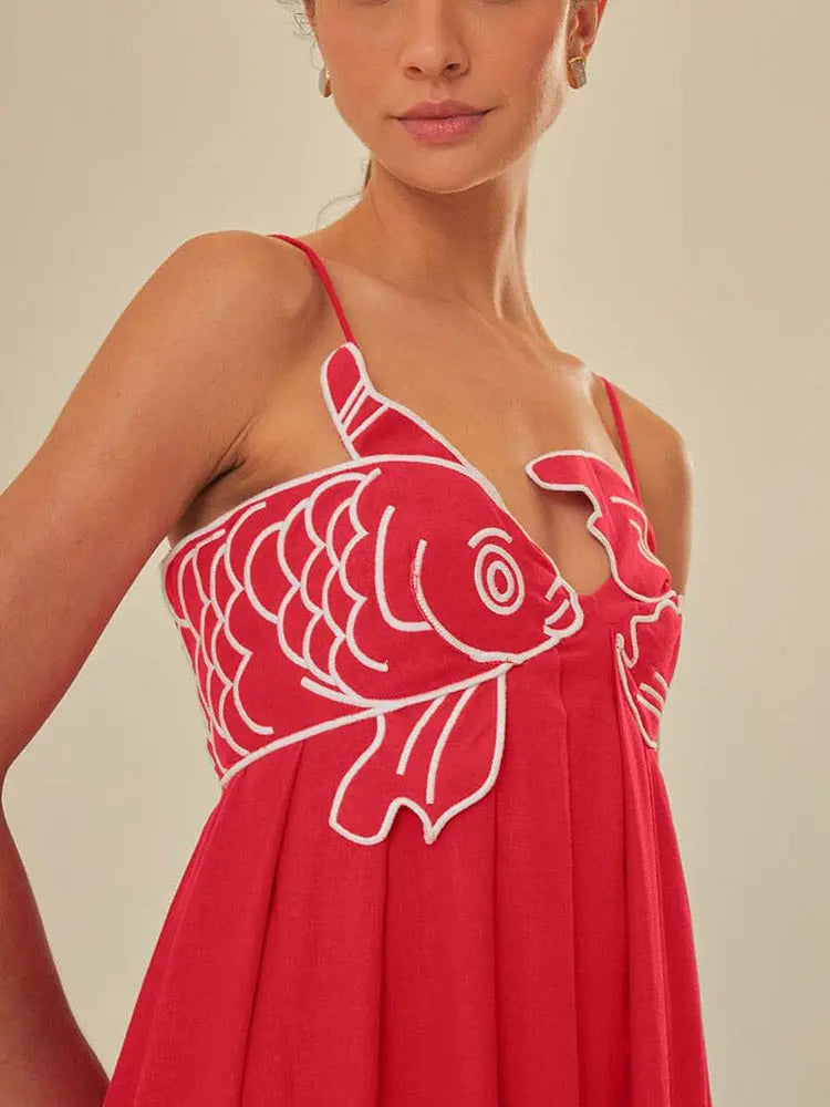 Elegantes Maxikleid Mit Fischschwanz-Design Für Frauen Mivona