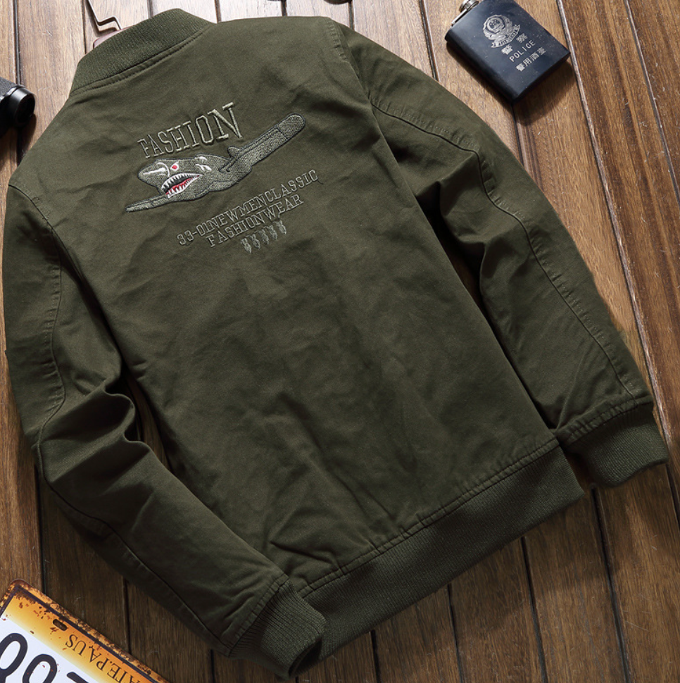 Xavier | Moderne herenjas met patches Mivona